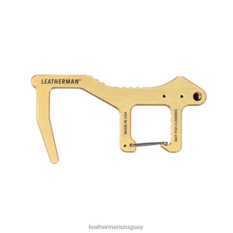 herramienta multiple Leatherman mosquetón de contacto limpio latón LVPXF33