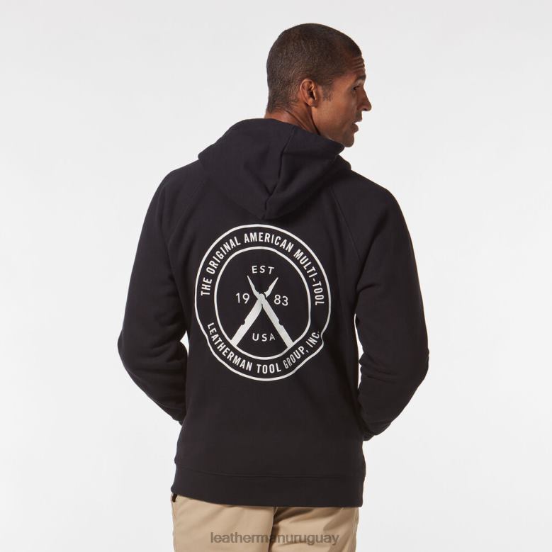 vestir Leatherman sudadera con capucha y cremallera original y multiherramienta negro LVPXF75