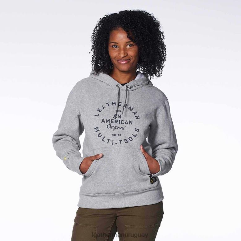 vestir Leatherman sudadera con capucha y distintivo Heritage gris LVPXF82