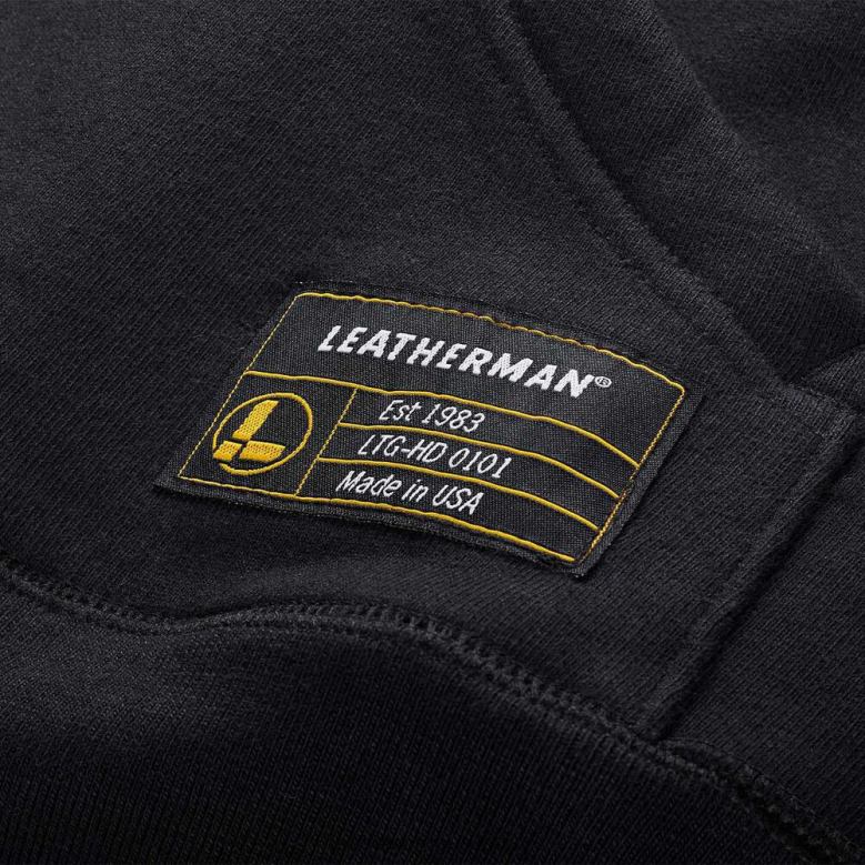 vestir Leatherman sudadera con capucha y distintivo Heritage negro LVPXF81