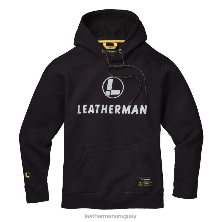 vestir Leatherman sudadera con logo dibujado a mano negro LVPXF77