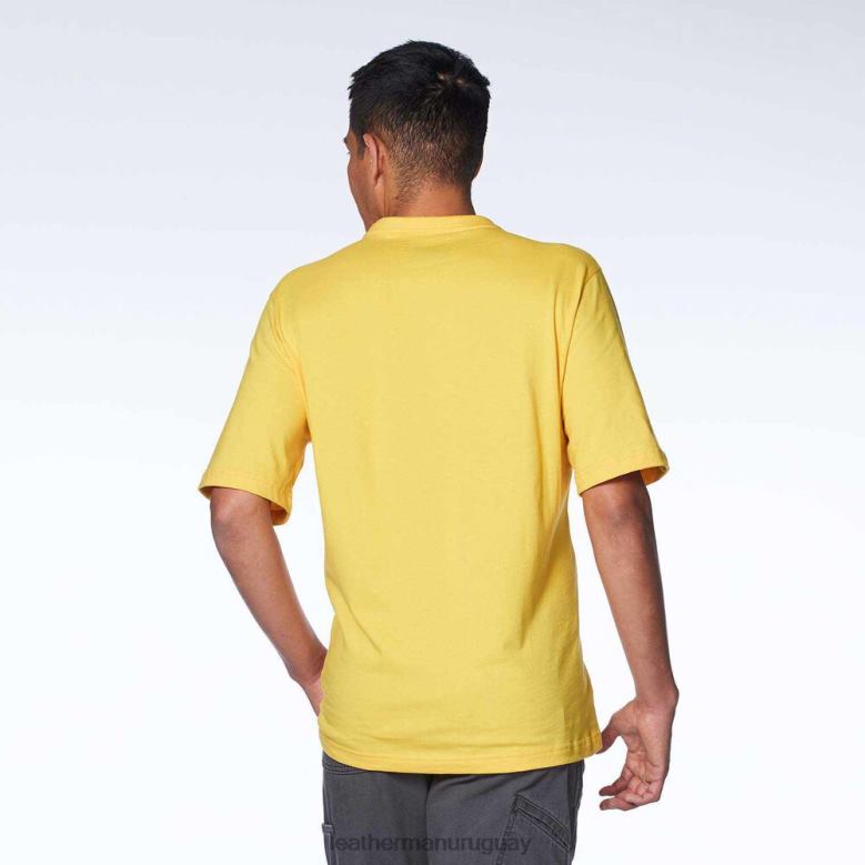 vestir Leatherman camiseta de manga corta con insignia Heritage amarillo LVPXF93