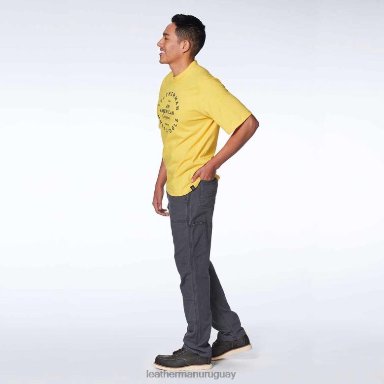 vestir Leatherman camiseta de manga corta con insignia Heritage amarillo LVPXF93