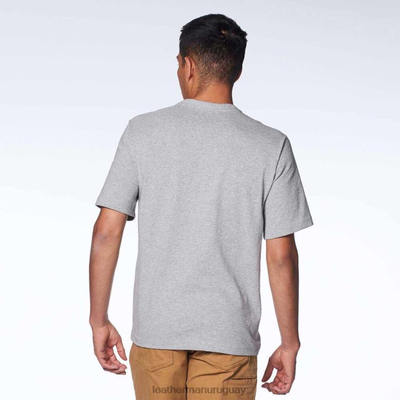 vestir Leatherman camiseta de manga corta con insignia Heritage gris LVPXF95