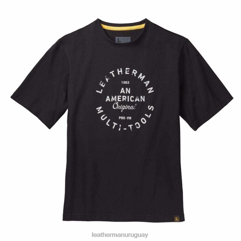 vestir Leatherman camiseta de manga corta con insignia Heritage negro LVPXF94
