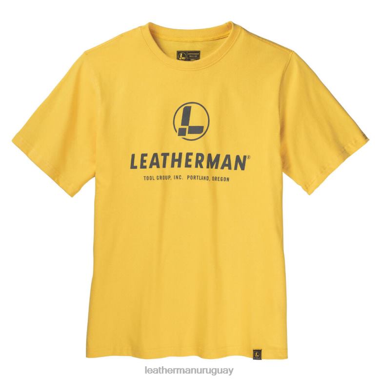 vestir Leatherman camiseta de manga corta con logo en el pecho amarillo LVPXF105