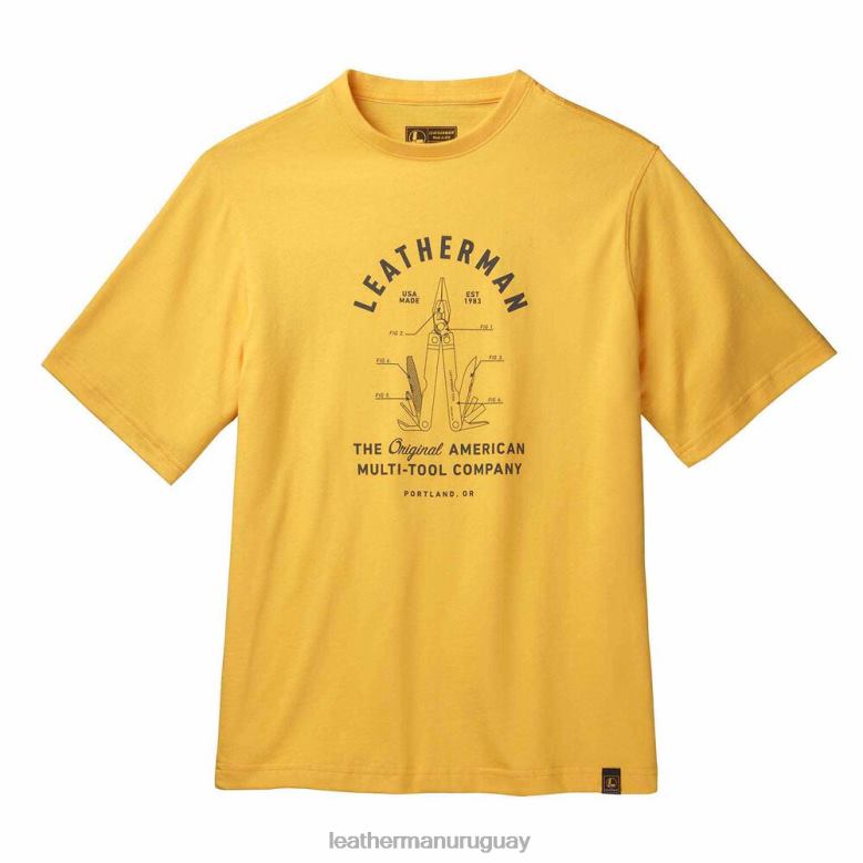 vestir Leatherman camiseta de manga corta herencia pst amarillo LVPXF96