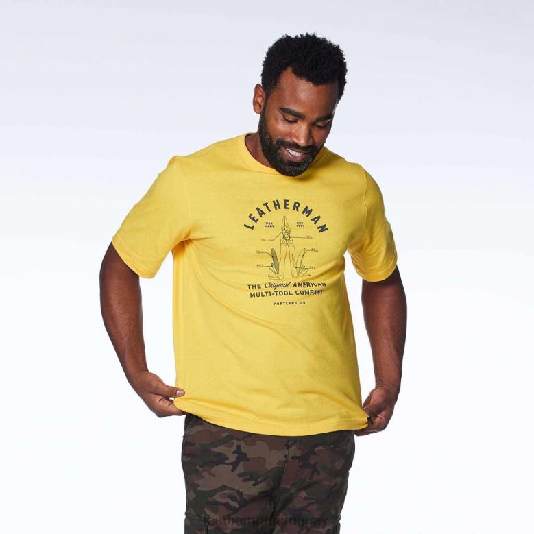 vestir Leatherman camiseta de manga corta herencia pst amarillo LVPXF96