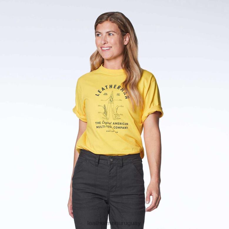 vestir Leatherman camiseta de manga corta herencia pst amarillo LVPXF96