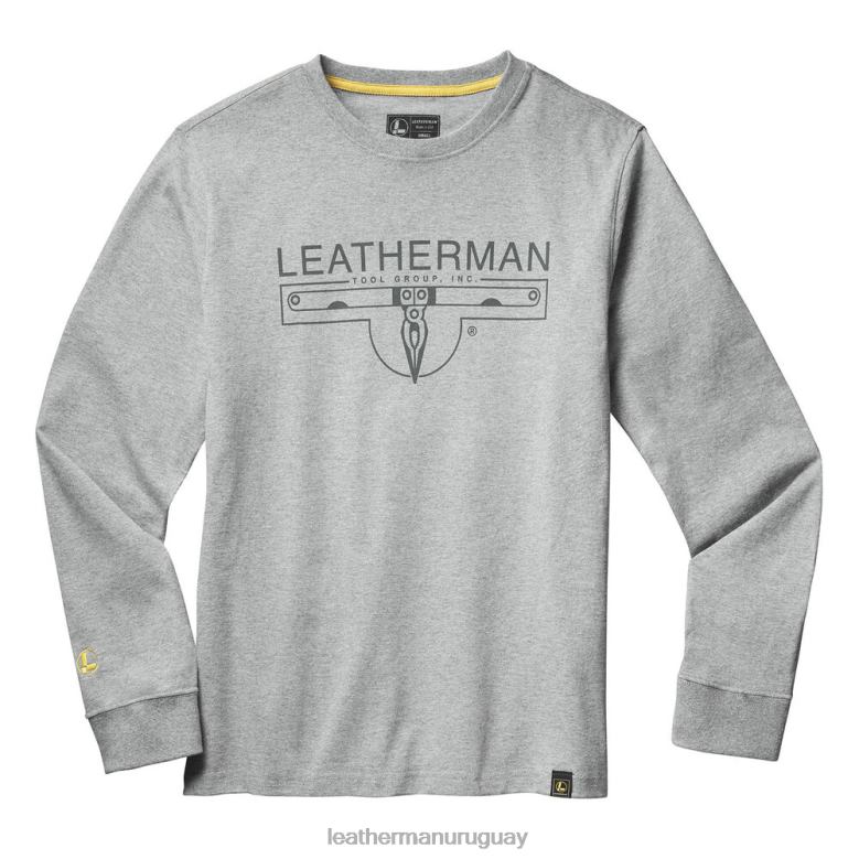 vestir Leatherman camiseta de manga larga con logo 1983 gris LVPXF89