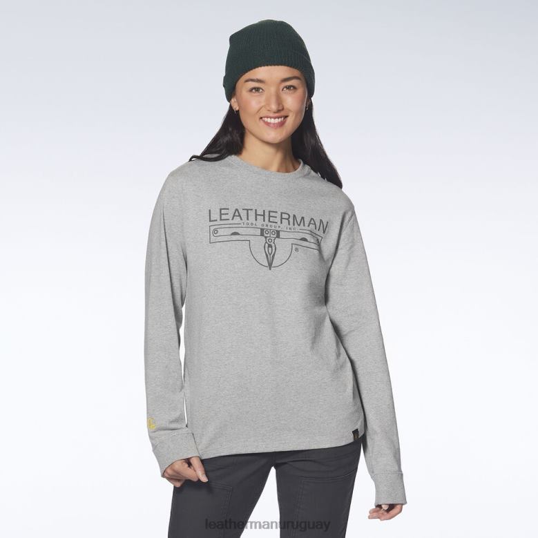 vestir Leatherman camiseta de manga larga con logo 1983 gris LVPXF89